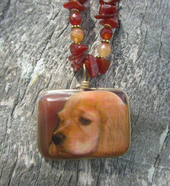 Custom - dog - Medium size with necklace